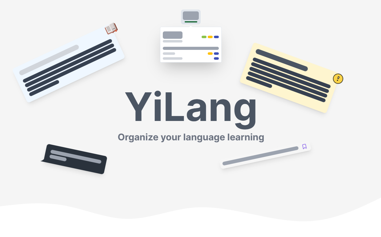 YiLang Marketing Page